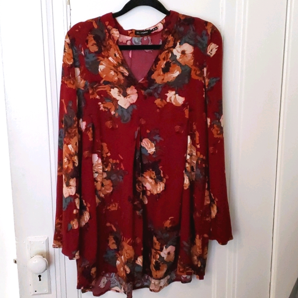 Blu Pepper tunic blousr